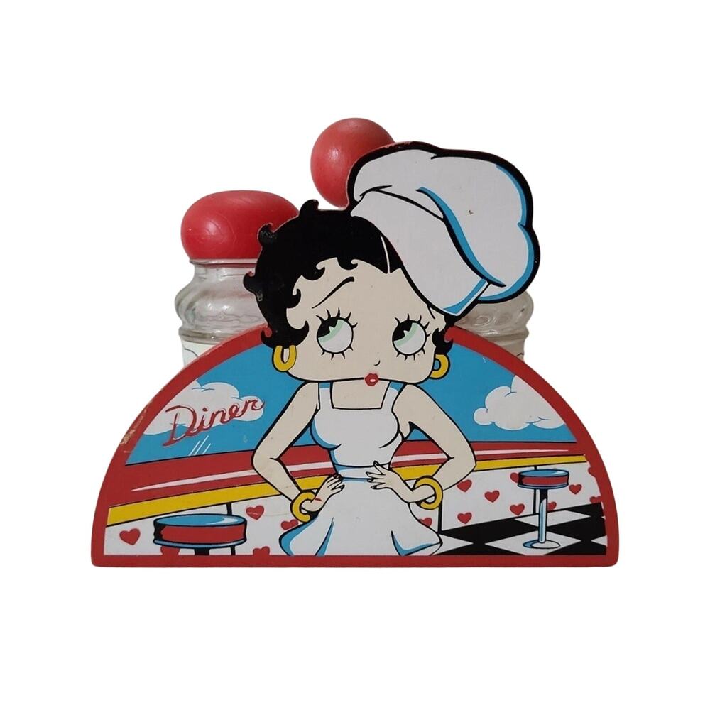 Betty Boop Diner Salt and Pepper Holder Set